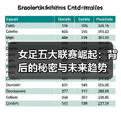 女足五大联赛崛起：背后的秘密与未来趋势（图3）