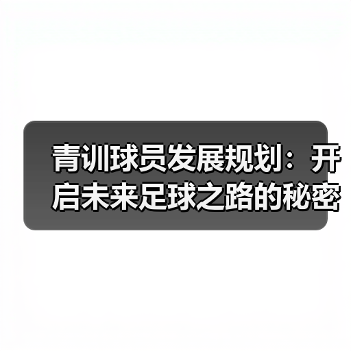 青训球员发展规划：开启未来足球之路的秘密武器 - 玄熵西汉姆联