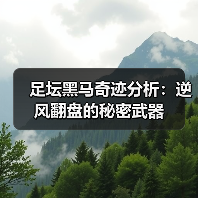 足坛黑马奇迹分析:逆风翻盘的秘密武器(图2) 足坛黑马奇迹分析:逆风翻盘的秘密武器(图2)