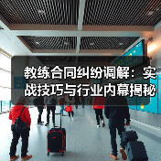 教练合同纠纷调解成功率高达78%，如何高效破解？-玄熵西汉姆联 - 玄熵西汉姆联