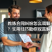 教练合同纠纷怎么调解？实用技巧助你双赢解决 - 玄熵西汉姆联