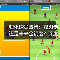 归化球员政策:双刃剑还是未来金钥匙?深度分析激活足球潜能(图4) 归化球员政策:双刃剑还是未来金钥匙?深度分析激活足球潜能(图4)