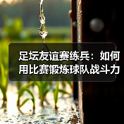 足坛友谊赛练兵:如何用比赛锻炼球队战斗力(图4) 足坛友谊赛练兵:如何用比赛锻炼球队战斗力(图4)