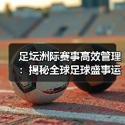 足坛洲际赛事高效管理：揭秘全球足球盛事运营之道（图3）