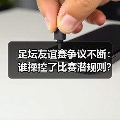 足坛友谊赛争议不断：谁操控了比赛潜规则？（图2）