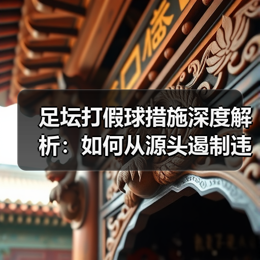 足坛打假球措施深度解析:如何从源头遏制违规行为(图4) 足坛打假球措施深度解析:如何从源头遏制违规行为(图4)