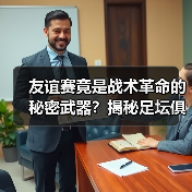 友谊赛竟是战术革命的秘密武器？揭秘足坛俱乐部的隐藏价值