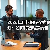 2026年足坛退役仪式策划:如何打造难忘的告别瞬间(图2) 2026年足坛退役仪式策划:如何打造难忘的告别瞬间(图2)