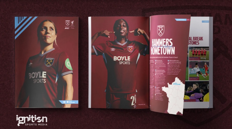 西汉姆联女子队推出全新《利物浦女子超级联赛特刊》：独家采访与球队背后故事-特色图片
